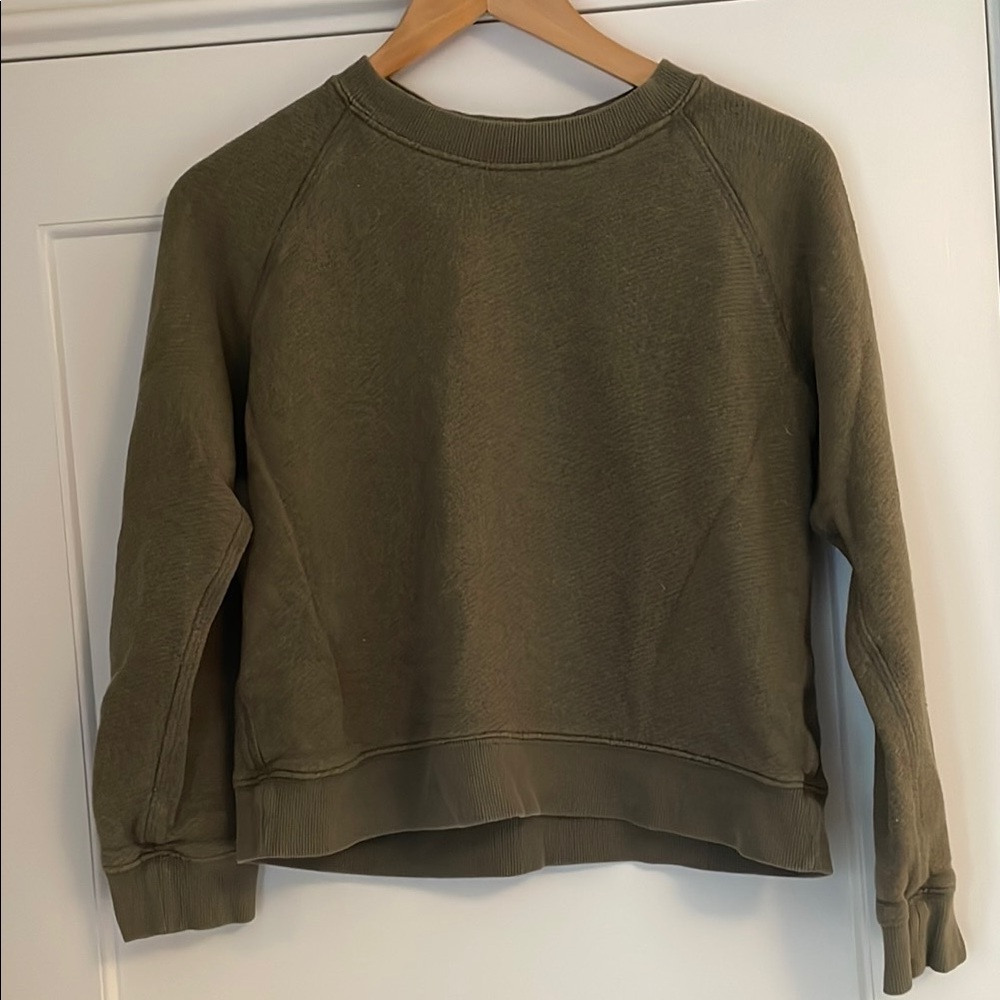 Jenni Kayne Saturday Olive Green Sweatshirt